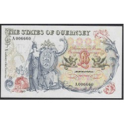 Гуренси 10 фунтов 1975-80 года (GUERNSEY 10 pounds 1975-80) P47: UNC