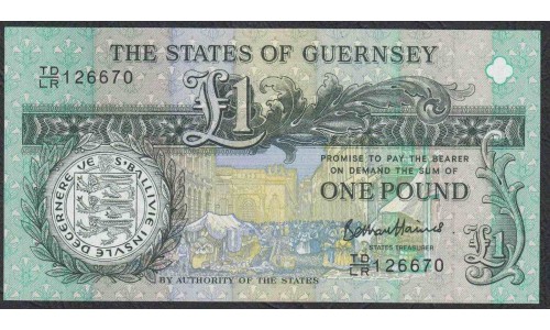Гуренси 1 фунт 2013 года (GUERNSEY 1 pound 2013) P 62: UNC