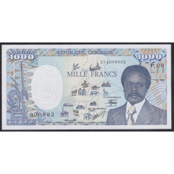 Габон 1000 франков 01.01.1990 год (Gabonaise 1000 francs 01.01.1990) P 10a(3): UNC