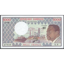 Габон 1000 франков 1978 (Gabonaise 1000 francs 1978) P 3d : UNC