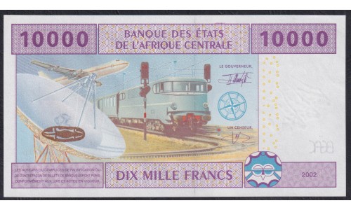 Габон 10000 франков 2002 (Gabonaise 10000 francs 2002) P 410Aa: UNC