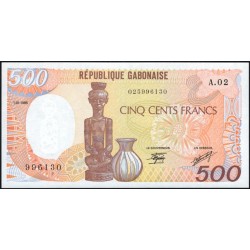 Габон 500 франков 1985 (Gabonaise 500 francs 1985) P 8 : UNC