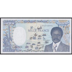 Габон 1000 франков 01.01.1990 год (Gabonaise 1000 francs 01.01.1990) P 10a(3): UNC