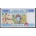 Габон 1000 франков 2002 года (Gabonaise 1000 francs 2002) P 407Aa UNC--