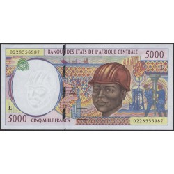 Габон 5000 франков 2002 (Gabonaise 5000 francs 2002) P 404Lg : UNC