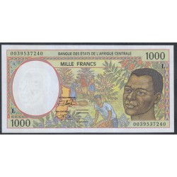 Габон 1000 франков 2000 (Gabonaise 1000 francs 2000) P 402L : UNC