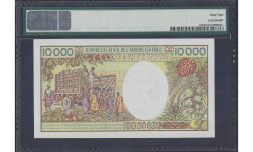 Габон 10000 франков ND (1984 год) (Gabonaise 10000 francs ND (1984g.)) P7a PMG64