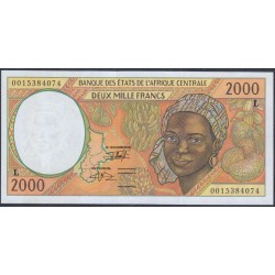 Габон 2000 франков 2000 (Gabonaise 2000 francs 2000) P 403Lg : UNC