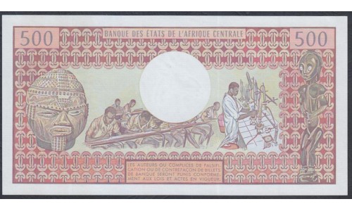 Габон 500 франков 1978 год (Gabonaise 500 francs 1978g.) P2b:Unc