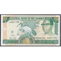 Гамбия 10 даласи (1991-95) (Gambia 10 dalasis (1991-95)) P 13b : UNC