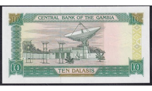 Гамбия 10 даласи (1991-95) (Gambia 10 dalasis (1991-95)) P 13b : UNC