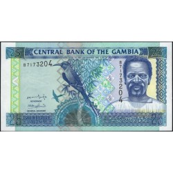 Гамбия 25 даласи (2001-2005) (Gambia 25 dalasis (2001-2005)) P 22а: UNC