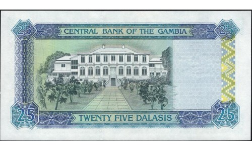 Гамбия 25 даласи (2001-2005) (Gambia 25 dalasis (2001-2005)) P 22а: UNC
