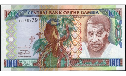 Гамбия 100 даласи (2001-2005) (Gambia 100 dalasis (2001-2005)) P 24a : UNC