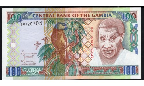 Гамбия 100 даласи (2001-2005) (Gambia 100 dalasis (2001-2005)) P 24c: UNC