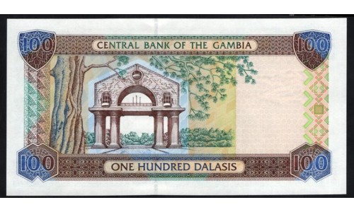 Гамбия 100 даласи (2001-2005) (Gambia 100 dalasis (2001-2005)) P 24c: UNC