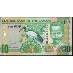 Гамбия 10 даласи (2006-2013) (Gambia 10 dalasis (2006-2013)) P 26a: UNC