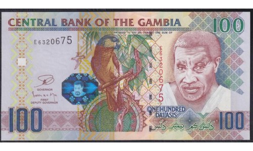 Гамбия 100 даласи (2006-2013) (Gambia 100 dalasis (2006-2013)) P 29c: UNC