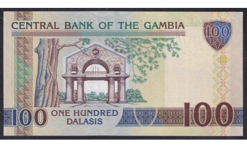 Гамбия 100 даласи (2006-2013) (Gambia 100 dalasis (2006-2013)) P 29c: UNC