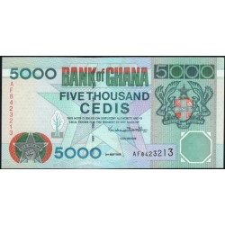 Гана 5000 седи 1998 (Ghana 5000 cedis 1998) P 34с : UNC