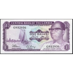 Гамбия 1 даласи (1971-87) (Gambia 1 dalasi (1971-87)) P 4d : UNC