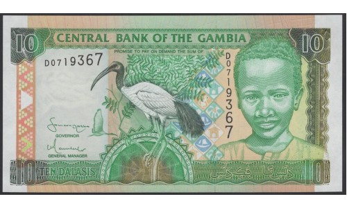Гамбия 10 даласи (2001-05) (Gambia 10 dalasis (2001-05)) P 21c: UNC