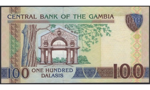 Гамбия 100 даласи (2006-2013) (Gambia 100 dalasis (2006-2013)) P 29b: UNC