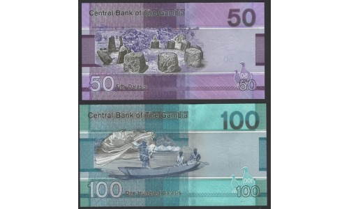 Гамбия набор из 5-ти банкнот (2019) (Gambia set of 5 notes (2019)) P W37-41 : UNC