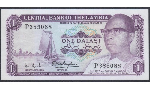 Гамбия 1 даласи (1971-87) (Gambia 1 dalasi (1971-87)) P 4f : UNC