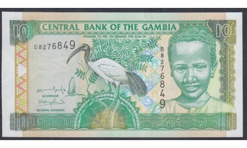 Гамбия 10 даласи (2001) (Gambia 10 dalasis (2001)) P 21a: UNC
