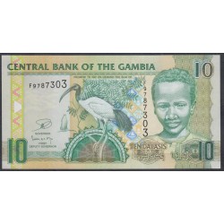 Гамбия 10 даласи (2006-2013) (Gambia 10 dalasis (2006-2013)) P 26c: UNC