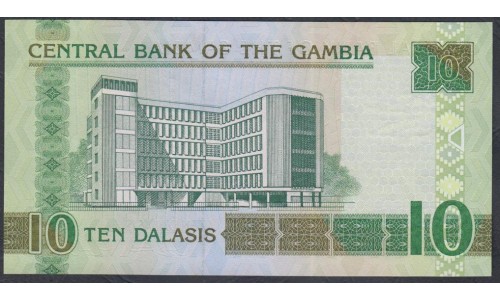 Гамбия 10 даласи (2006-2013) (Gambia 10 dalasis (2006-2013)) P 26c: UNC