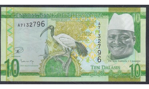 Гамбия 10 даласи (2015) (Gambia 10 dalasis (2015)) P 32: UNC