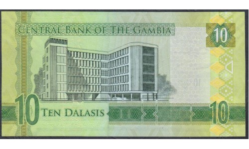 Гамбия 10 даласи (2015) (Gambia 10 dalasis (2015)) P 32: UNC