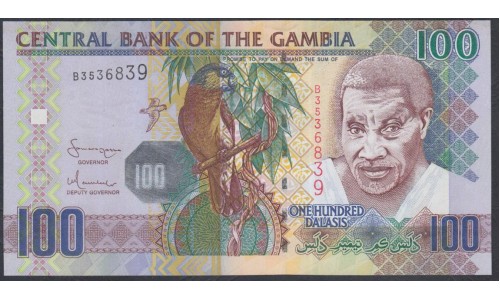 Гамбия 100 даласи (2006-2013) (Gambia 100 dalasis (2006-2013)) P 29a: UNC