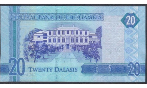 Гамбия 20 даласи (2015) (Gambia 20 dalasis (2015)) P 33: UNC