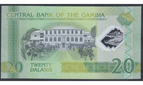 Гамбия 20 даласи 2014 (Gambia 20 dalasis 2014) P 30: UNC