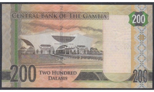 Гамбия 200 даласи (2015) (Gambia 200 dalasis (2015)) P 36: UNC