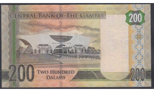 Гамбия 200 даласи (2015) НОМЕР (Gambia 200 dalasis (2015)) P 36: UNC