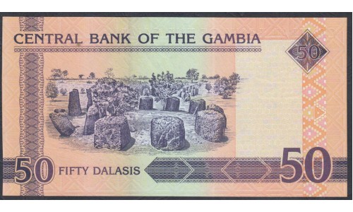 Гамбия 50 даласи (2006-2013) (Gambia 50 dalasis (2006-2013)) P 28b: UNC