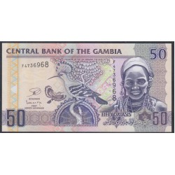 Гамбия 50 даласи (2006-2013) (Gambia 50 dalasis (2006-2013)) P 28c: UNC