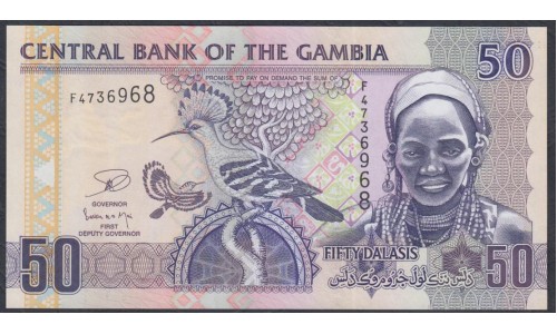 Гамбия 50 даласи (2006-2013) (Gambia 50 dalasis (2006-2013)) P 28c: UNC