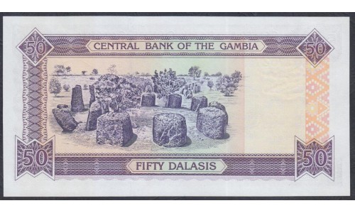 Гамбия 50 даласи ND ( 2001 год) (Gambia 50 dalasis ND (2001)) P 23c: UNC