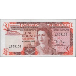 Гибралтар 1 фунт 1988 (Gibraltar 1 pound 1988) P 20e : Unc