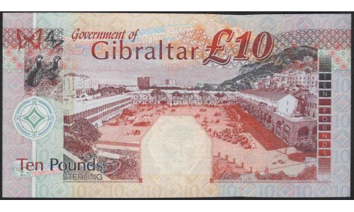 Гибралтар 10 фунтов 2002 (Gibraltar 10 pounds 2002) P 30 : Unc