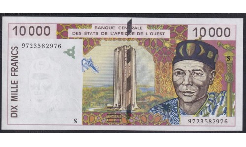 Гвинея - Биссау 10000 франков (1997) (West African States (GUINE-BISSAU) 10000 francs (1997)) P 914Sa: UNC
