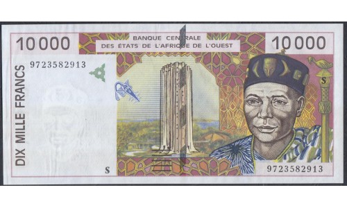Западные Африканские Штаты (Гвинея - Биссау) 10000 франков (1997) (West African States (GUINE-BISSAU) 10000 francs (1997)) P 914S: UNC--
