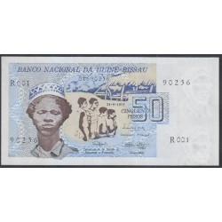 Гвинея - Биссау 50 песо 1975 (GUINE-BISSAU 50 pesos 1975) P 1 : UNC