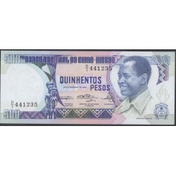 Гвинея - Биссау 500 песо 1983 года (GUINE-BISSAU 500 pesos 1983) P 7a: UNC
