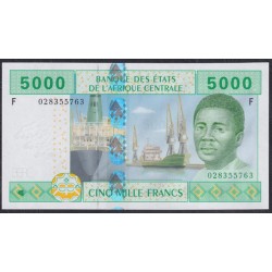 Гвинея Экваториальная 5000 франков 2002 года (Equatorial Guinea 5000 francs 2002) P 509Fa: UNC 